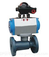 Q641F-10s\PVC\CPVC\PP蒸汽氣動塑料調節球閥上海閥門廠家