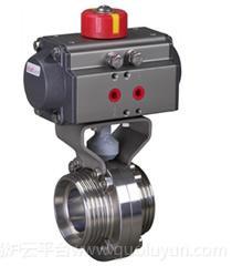 D621蒸汽氣動衛生蝶閥上海閥門廠家