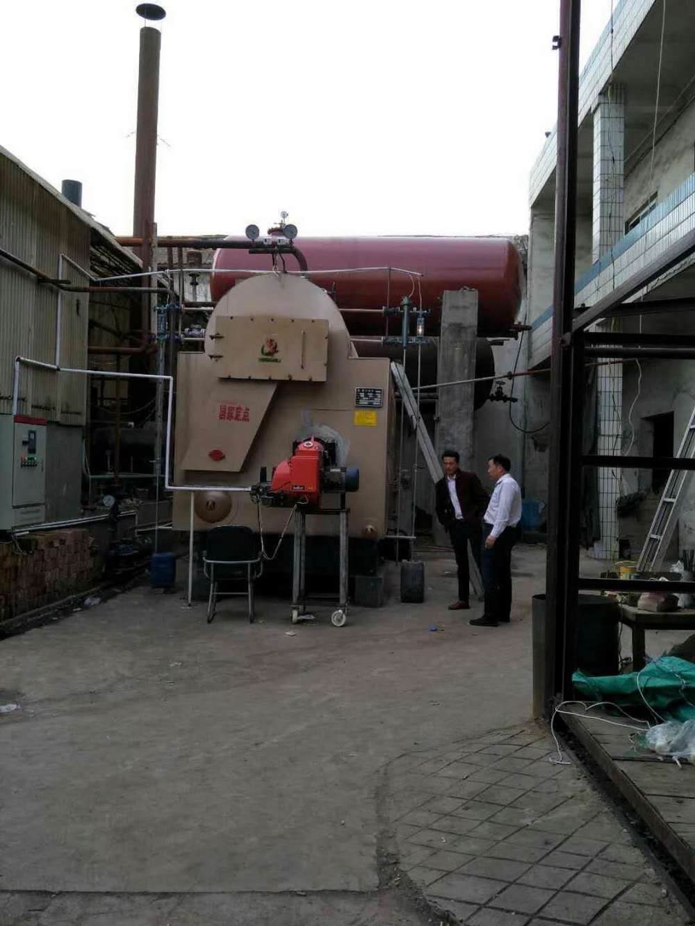 河南銀宇燃油燃?xì)馊忌镔|(zhì)蒸汽鍋爐DZS1-0.09-Y、Q、T