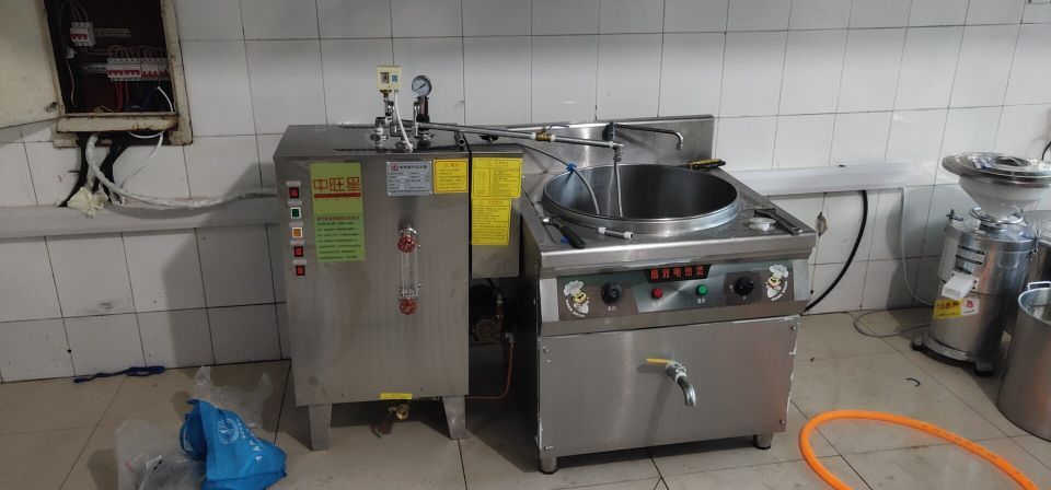 煮豆槳配套電蒸汽發生器安裝案例