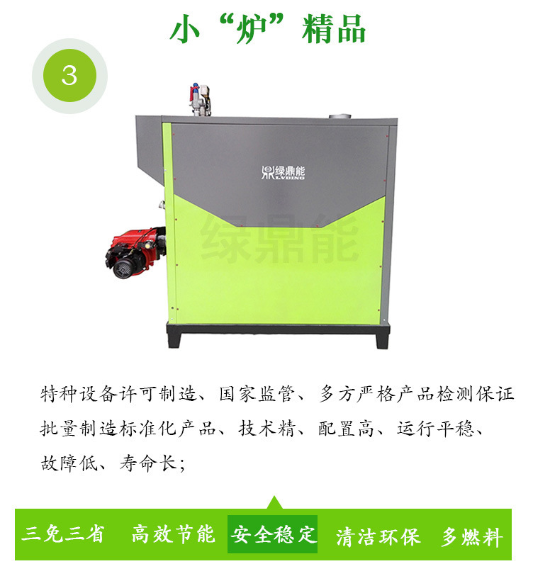 (綠)300kg燃油燃氣蒸汽發生器詳情頁（綠鼎能源）2017